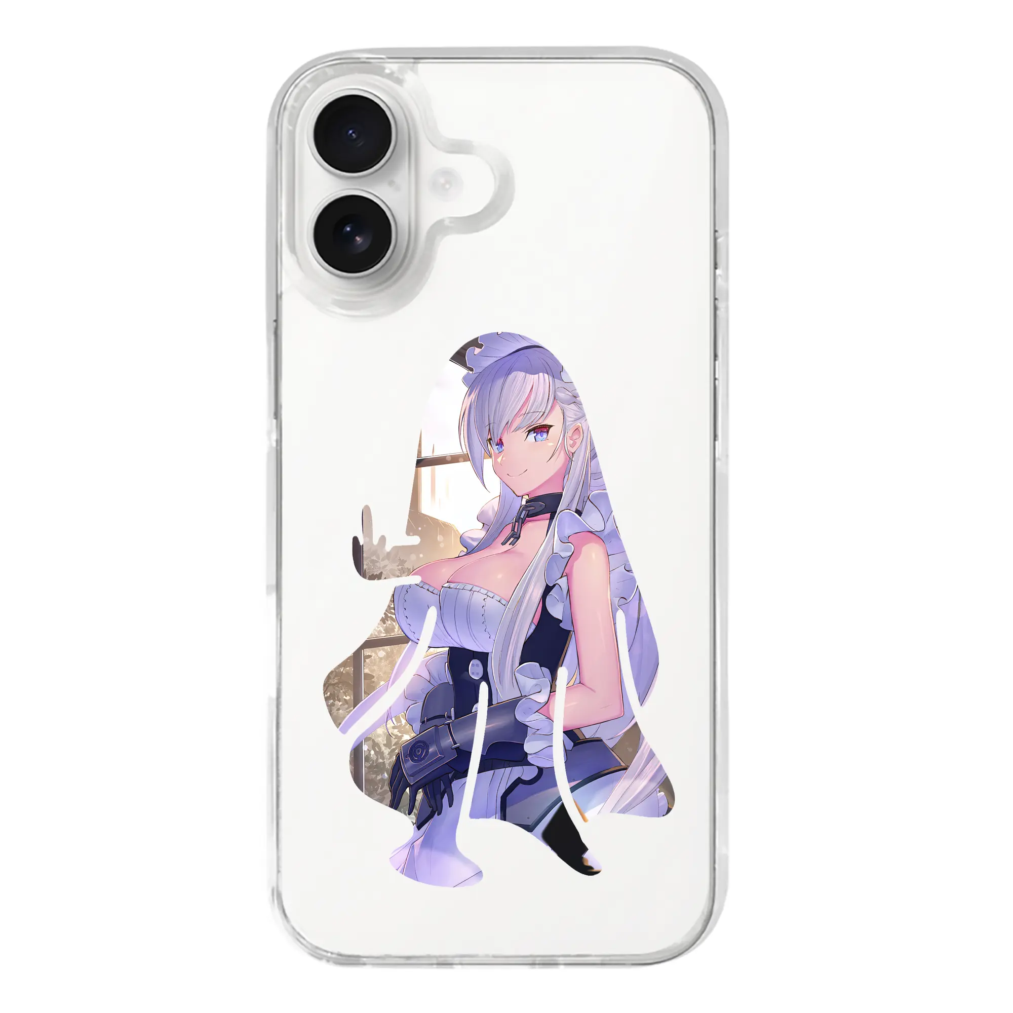 アズールレーン グッズ,ベルファスト - iPhone 17シリーズ 透明スマホケース – 薄型・耐衝撃・精密フィット保護カバー